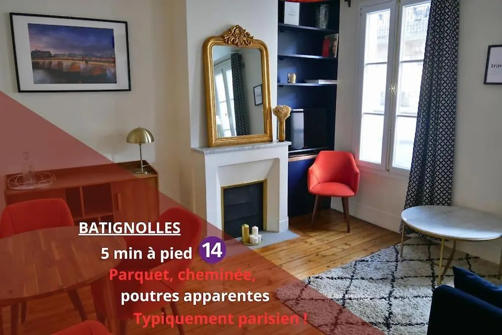 One Bedroom Apartment Batignolles Paris